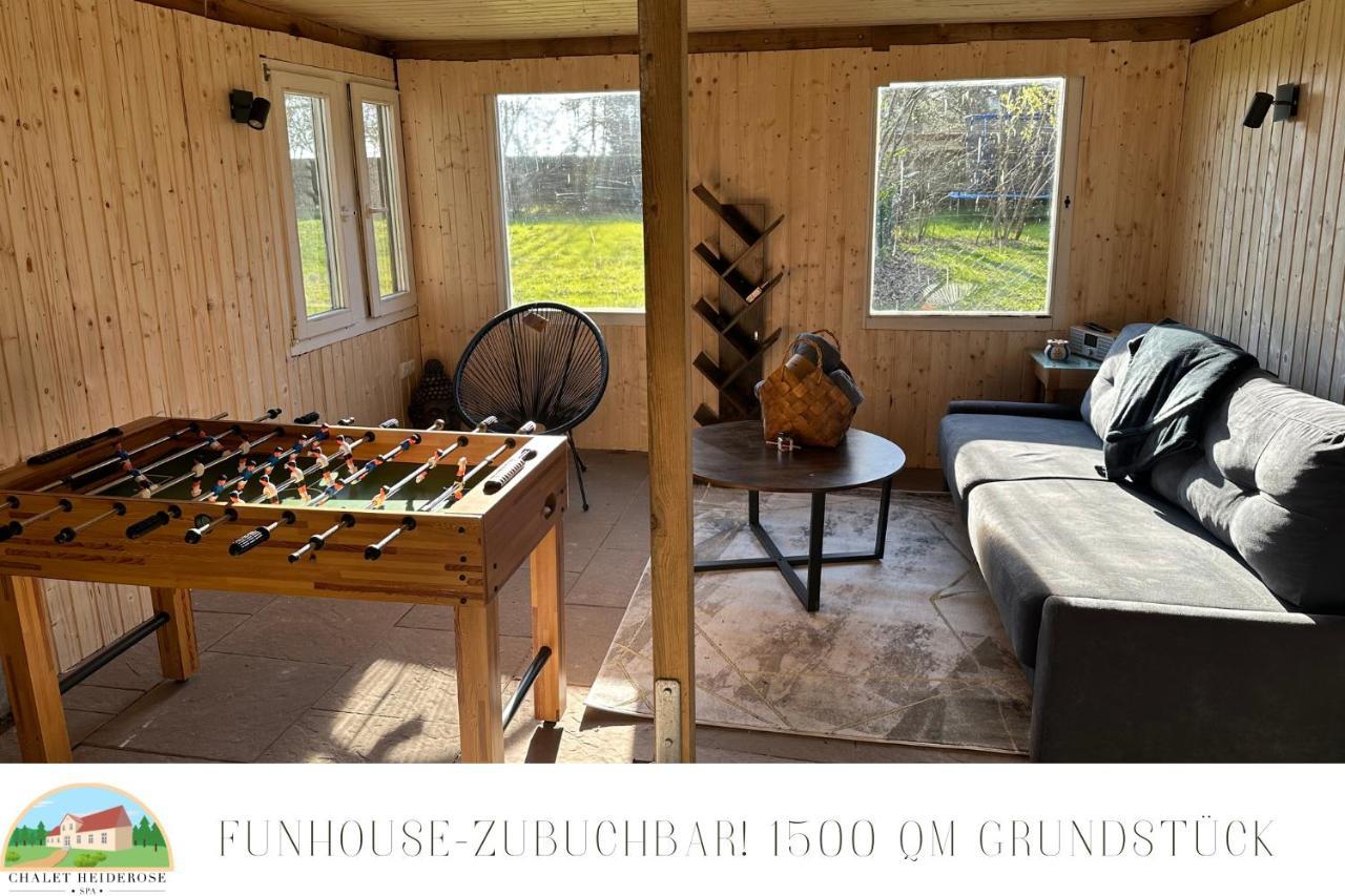 Chalet Heiderose Spa - Kamin, Sauna & Wellness Kluis Dış mekan fotoğraf